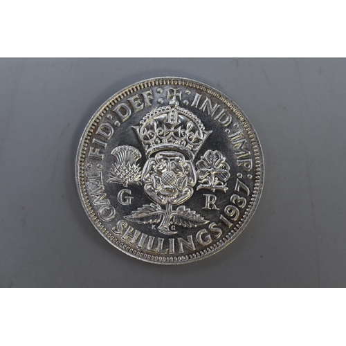 141 - A 1937 Silver UK Florin.