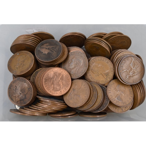 146 - Large Selection of Mixed GB One Penny Coins including Victoria (Approx 1.5 kg)