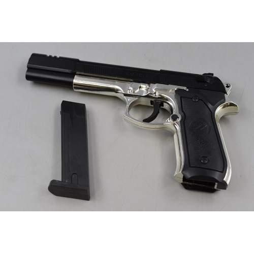 161 - A Lorcin M38-7 BB Gun, No Pellets But Spring Loaded.