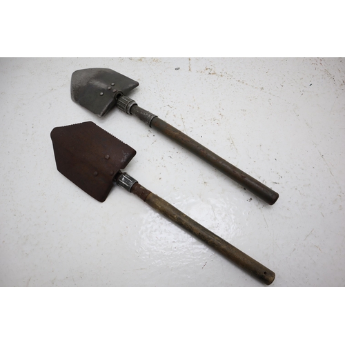 257 - Pair of World War 2 Military Combat Shovels