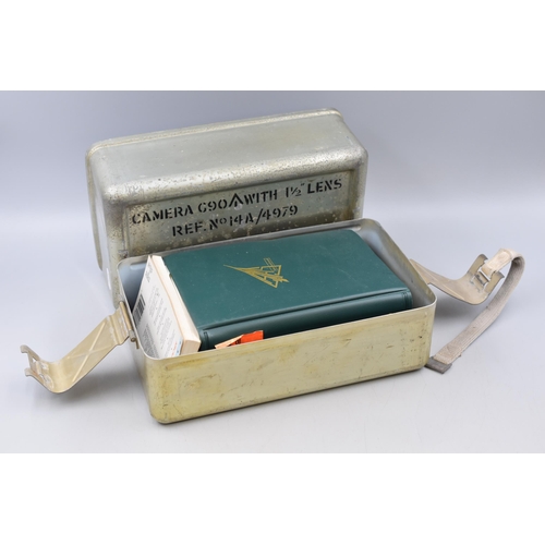 270 - Military Metal Box Containing Aircraft Books