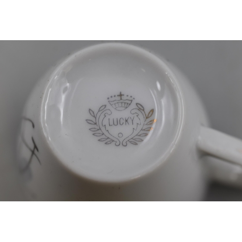 280 - Fifteen Piece Vintage Coffee Set by Lucky