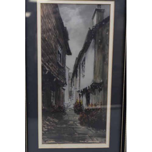 296 - Two Original C Russell Framed and Glazed Watercolours depicting Hawkshead (15