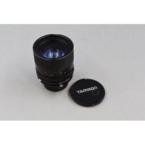 309 - Tamaron CF Marco 35-75mm Camera Lens with Protective Covers