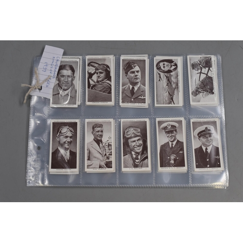 106 - A Full Set of Chruchman's King of Speed 1939 Cigarette Cards, in Plastic Wallets.