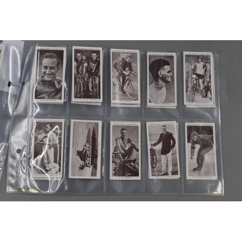 106 - A Full Set of Chruchman's King of Speed 1939 Cigarette Cards, in Plastic Wallets.