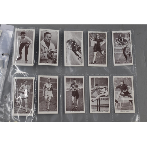 106 - A Full Set of Chruchman's King of Speed 1939 Cigarette Cards, in Plastic Wallets.