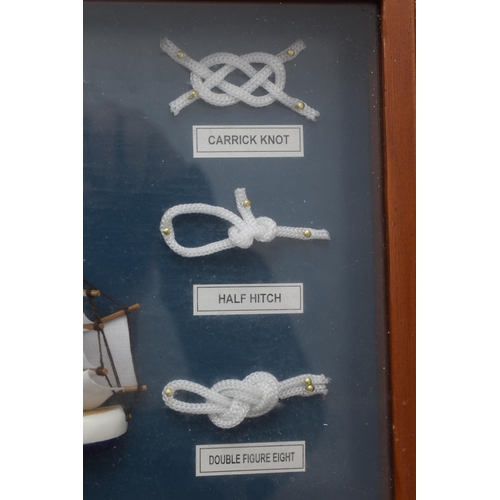 337 - Sailing Knots in Frame Approx 13