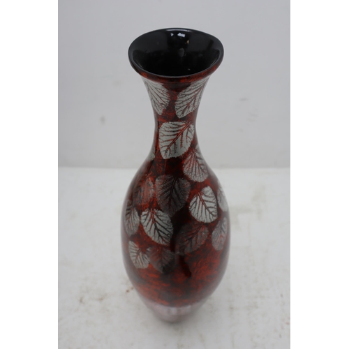 342 - Large Floral Floor Vase (3ft Tall )