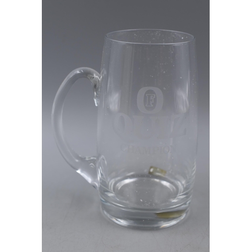 358 - Mixed Selection including Silver Plated Tankard in Velvet Case, Foster Quiz Champion Glass and a Pai... 