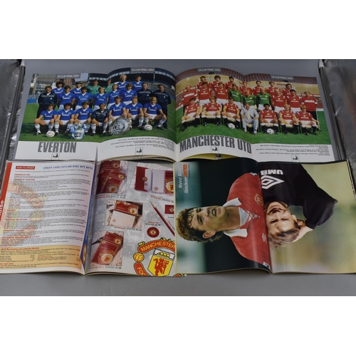 361 - Selection of Manchester united Football programmes dating From the 1990s together with official Manc... 