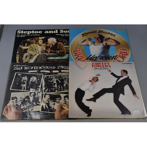 384 - Selection of Pre-Owned Comedy Vinyl LP's to Include Fawlty Towers, Not The 9 O'Clock News, Ronnie Ba... 