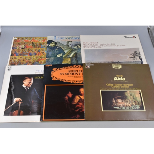 386 - Large Collection of Various Pre-Owned Classical Vinyl LP's to Include Bach, Handel, Verdi, Beethoven... 