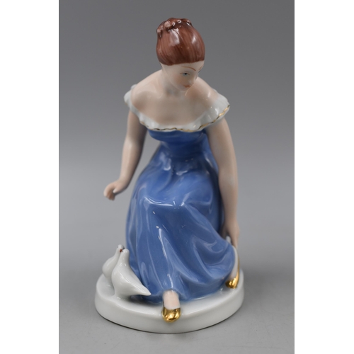 214 - Three Royal Dux Figurines includes Cinderella (Tallest 8.5