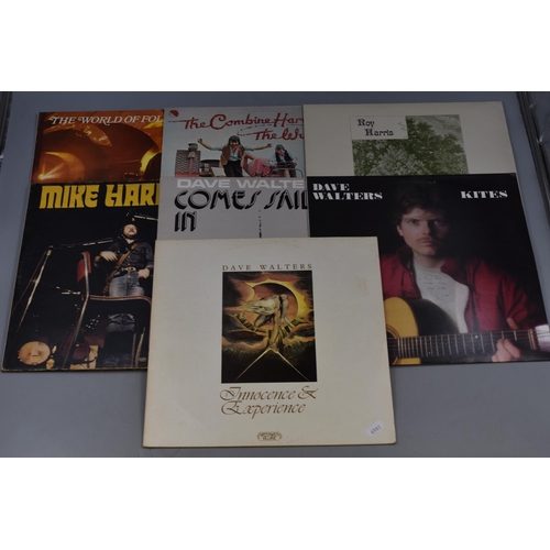 399 - Collection of Pre-Owned Folk Vinyl LP's to Include Dave Waltewrs, Roy Harris, Mike Harding, The Spin... 