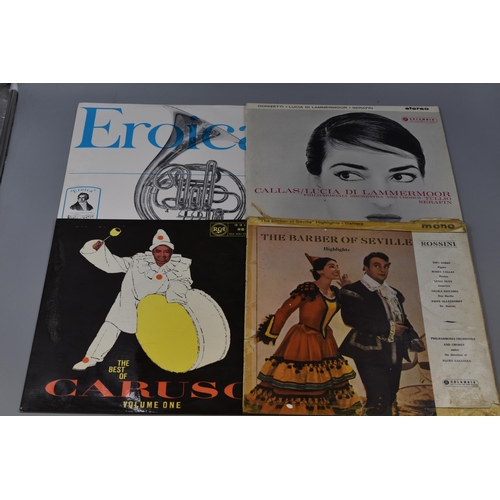 403 - Large Collection of Pre-Owned Operatic Vinyl LP's to Include Maria Callas, Caruso, Gigli and More