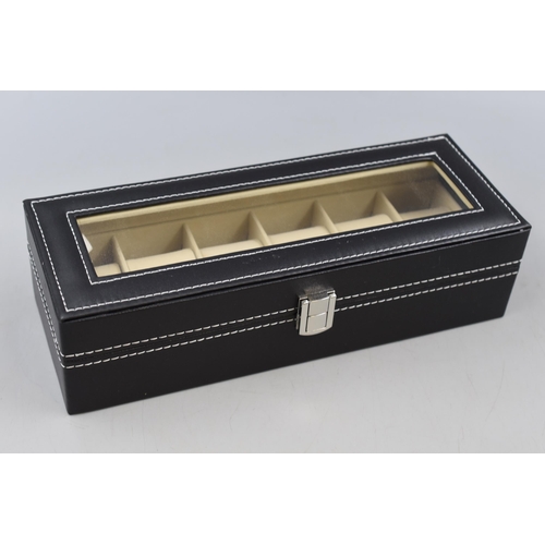 405 - new 6 Watch Faux leather Storage box