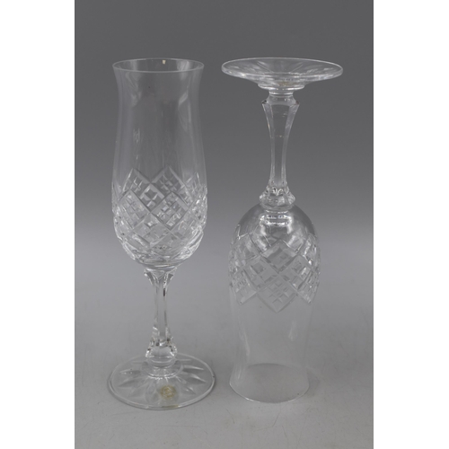 413 - Ravenhead The Burgundy Collection Fine Cut Crystal Wine Glass Set