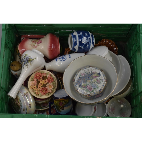 420 - A Selection of Mixed Ceramics. To Include Oriental Trinket Bowl, Rockingham, Charlotte and More.