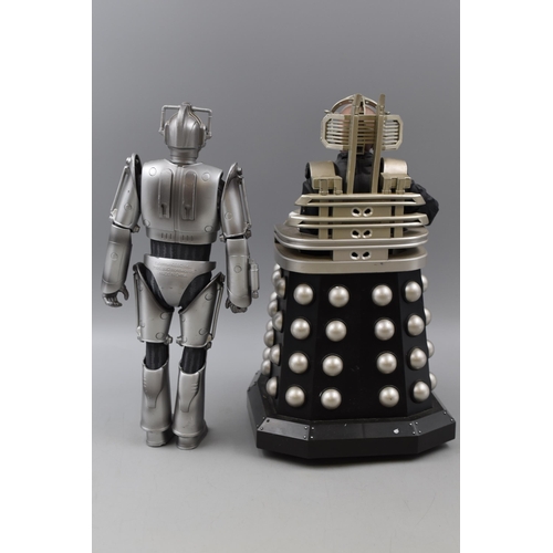 433 - Mixed Selection of Doctor Who Toys Including Cyberman Action Figure and Davros (Powers On)