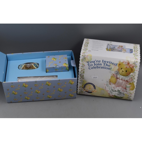 439 - Five Boxed Cherish Teddies to include Cherished teddies Wishing Jar/Robyn, 2003 Leah and a  Can... 