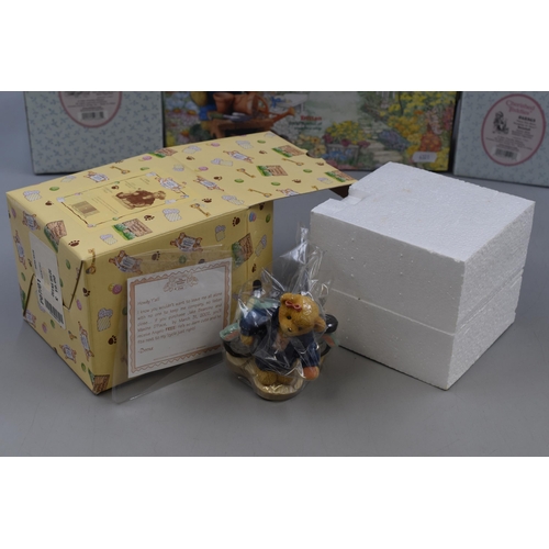 451 - Selection of 8 Boxed Cherished Teddies including members Club Tristan, Astrid, Wendall, Jake, Birthd... 