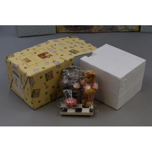 451 - Selection of 8 Boxed Cherished Teddies including members Club Tristan, Astrid, Wendall, Jake, Birthd... 