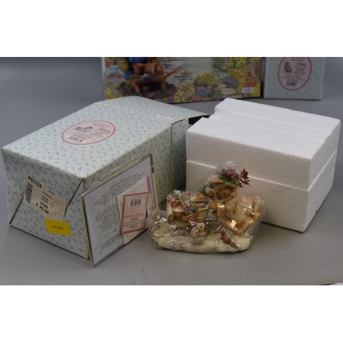 451 - Selection of 8 Boxed Cherished Teddies including members Club Tristan, Astrid, Wendall, Jake, Birthd... 