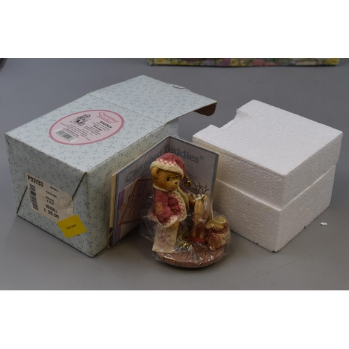 451 - Selection of 8 Boxed Cherished Teddies including members Club Tristan, Astrid, Wendall, Jake, Birthd... 