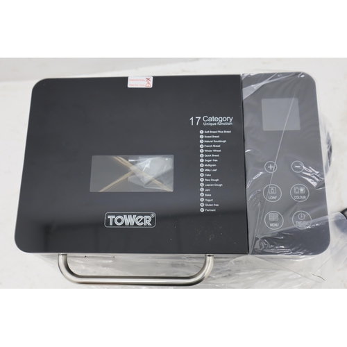 458 - A Tower Digital Bread Maker (T11002), In Box. Powers on When Tested.