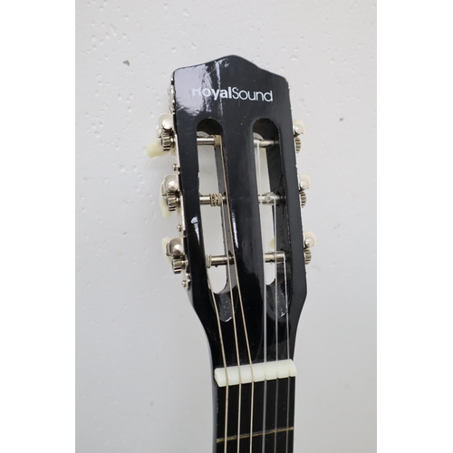 473 - RoyalSound Black Acoustic Guitar (As Found)