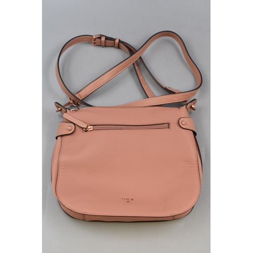 554 - Two Ladies Handbags. Includes Ted Baker Lattice Front Brown Leather Handbag In Dust Bag, and Other.