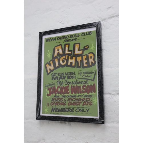 558 - A Selection of Eighteen Framed and Glazed Northern Soul Reproduction Promotional Posters. All Approx... 