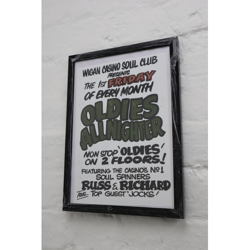 558 - A Selection of Eighteen Framed and Glazed Northern Soul Reproduction Promotional Posters. All Approx... 