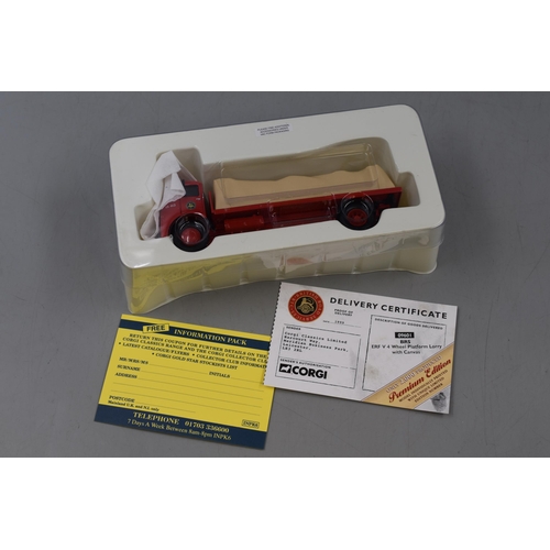 505 - two Boxed Corgi British Road services Die-Cast Vehicles ( (Morris 06507 / ERF V4 Wheel Platform Lorr... 