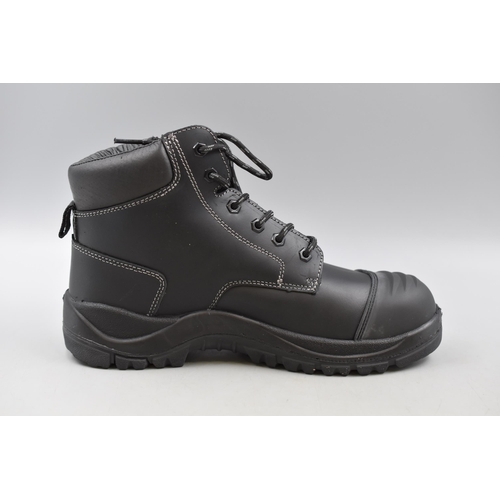 628 - A Pair of Hercules Steel Toe Safety Boots, Size 9.