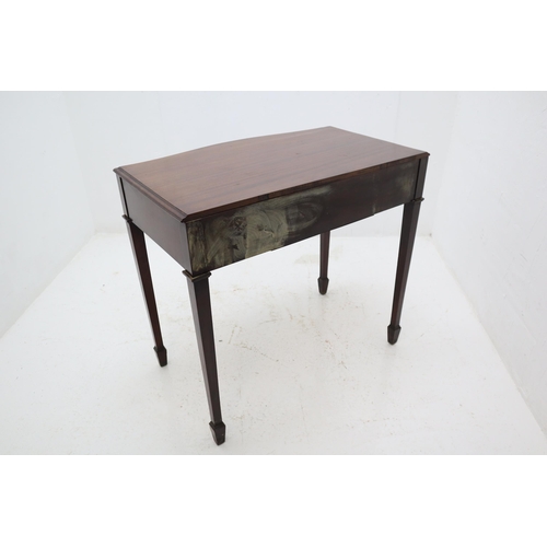 579 - Waring and Gillow Mahogany Console Table with Single Drawer (34