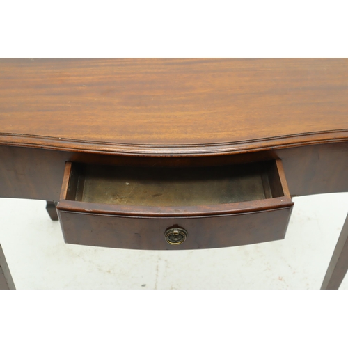 579 - Waring and Gillow Mahogany Console Table with Single Drawer (34