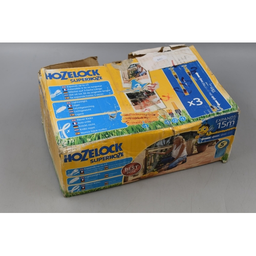 642 - A Hozelock 15m Expandable Hosepipe, In Box.