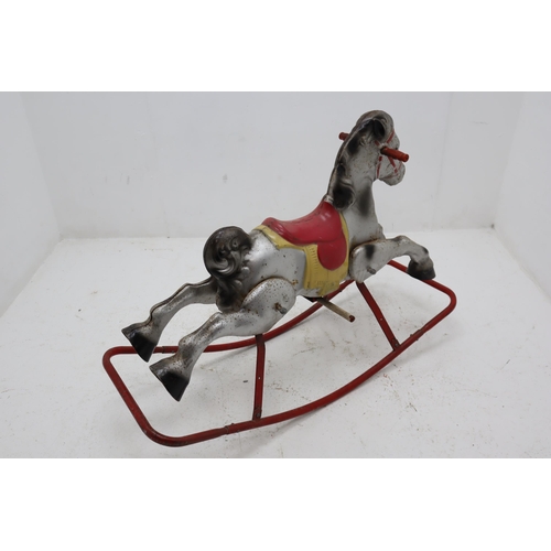 586 - Mobo 1950s Metal Rocking Horse (40