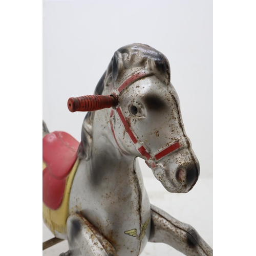 586 - Mobo 1950s Metal Rocking Horse (40