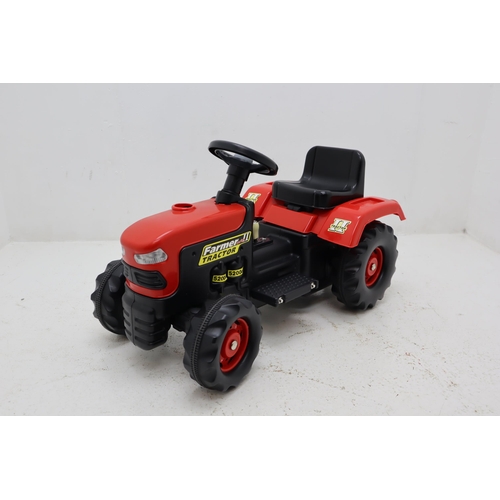 592 - Charles Bentley Ride-On Tractor With Charger (Work When Tested)