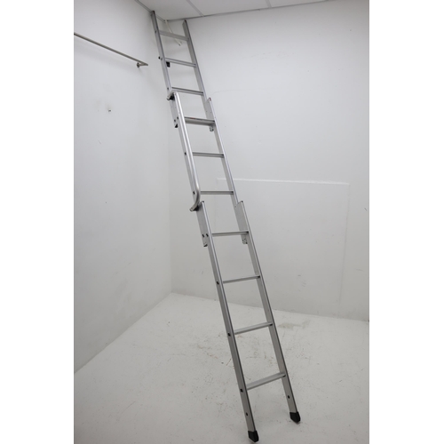 616 - Set of Youngman Easiway Extending Loft Ladders complete with Attached Fittings and Safety hand rail ... 