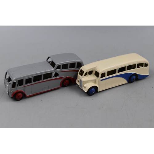 148 - Selection of Dinky Die Cast Buses, includes 290 Dunlop, 283 Boac, 280 Esso, 282 Duple, Red Dunlop Do... 