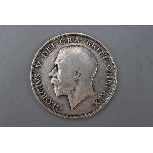 160 - A 1913 UK Silver George V Half Crown Coin