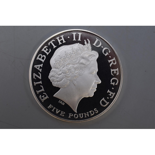 18 - A Riyal Mint 2006 UK Silver Proof Crown, Queen Elizabeth II 80th Birthday. With Presentation Box and... 