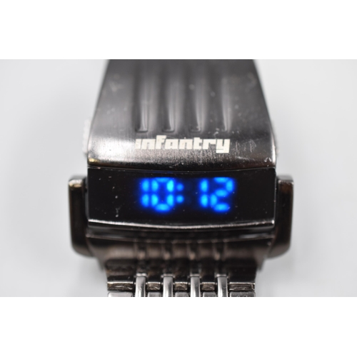 98 - Selection of 4 Digital Watches including infantry, Polar, Timex and More