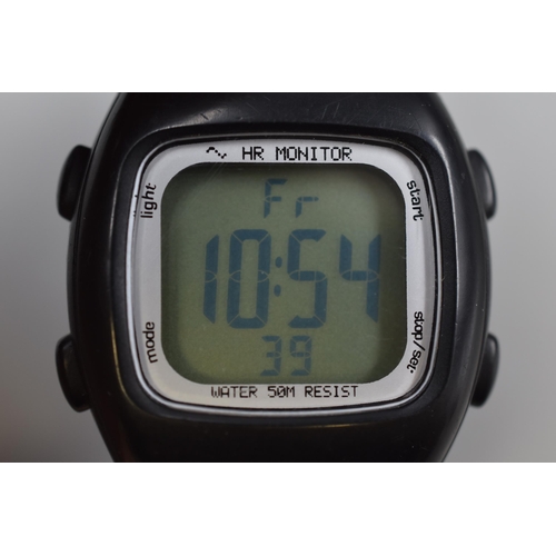 98 - Selection of 4 Digital Watches including infantry, Polar, Timex and More