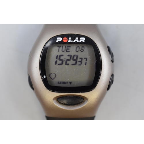 98 - Selection of 4 Digital Watches including infantry, Polar, Timex and More