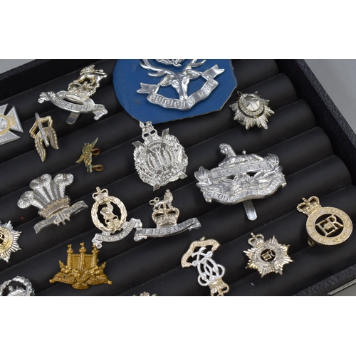 118 - Large Mixed Selection of Collectable (Repro) Badges, Mainly Military and Police